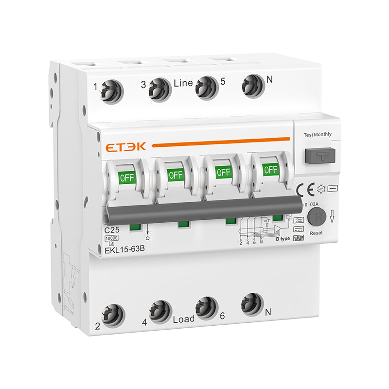 Type B RCBO 4P 40A 30mA