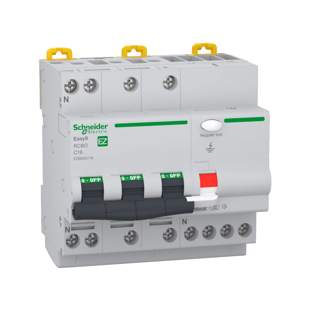 Schneider RCBO Easy9 10A-25A - EFUEL