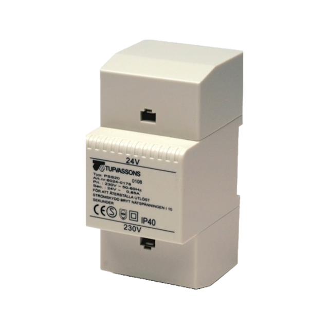 Likriktare 230/24Vdc 1A 24W