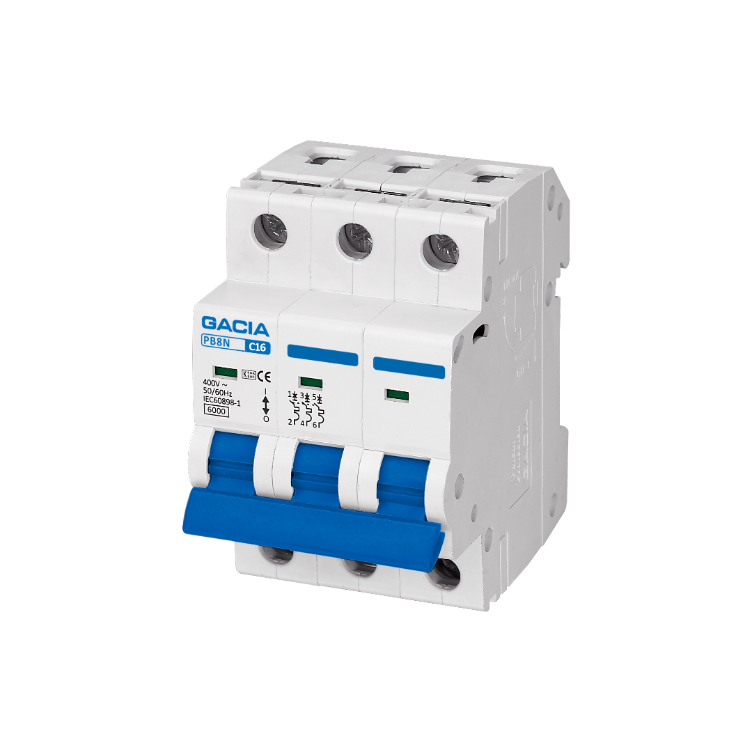 Miniature Circuit Breaker 3PC6kA, 16-32A