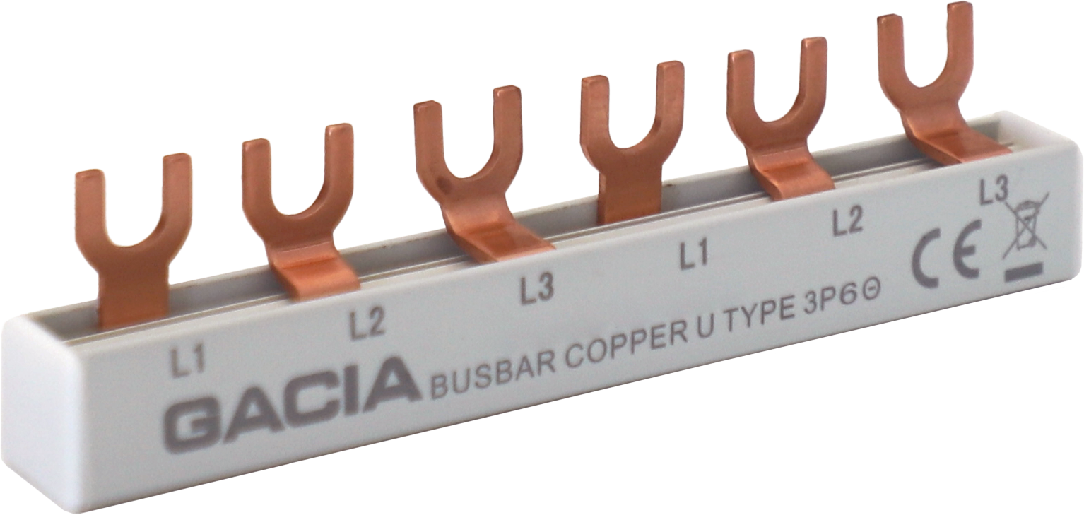 Phase rail 3-pole 63A