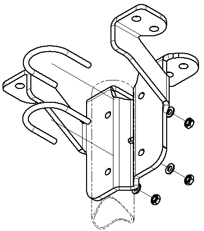 Ceiling & Floor Mount for 60mm Pole - EFUEL